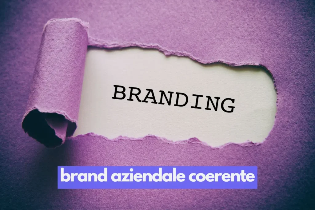 Brand aziendale coerente - identità visiva tra online e offline